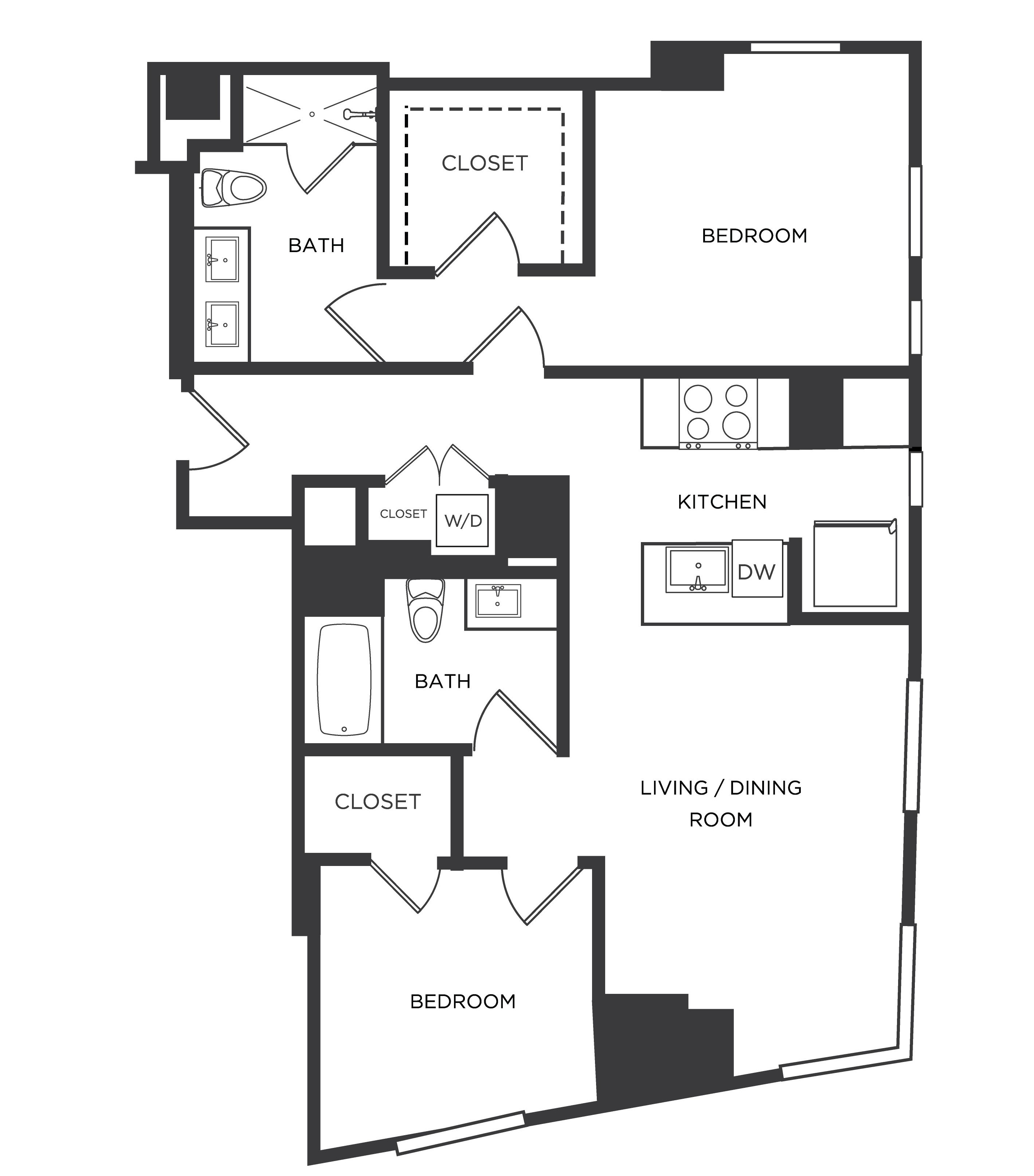 Floor Plan Image of Apartment Apt 1903